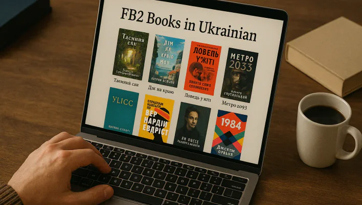 Де знайти книги FB2 українською
